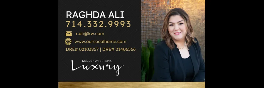 Realtor Raghda Ali's banner