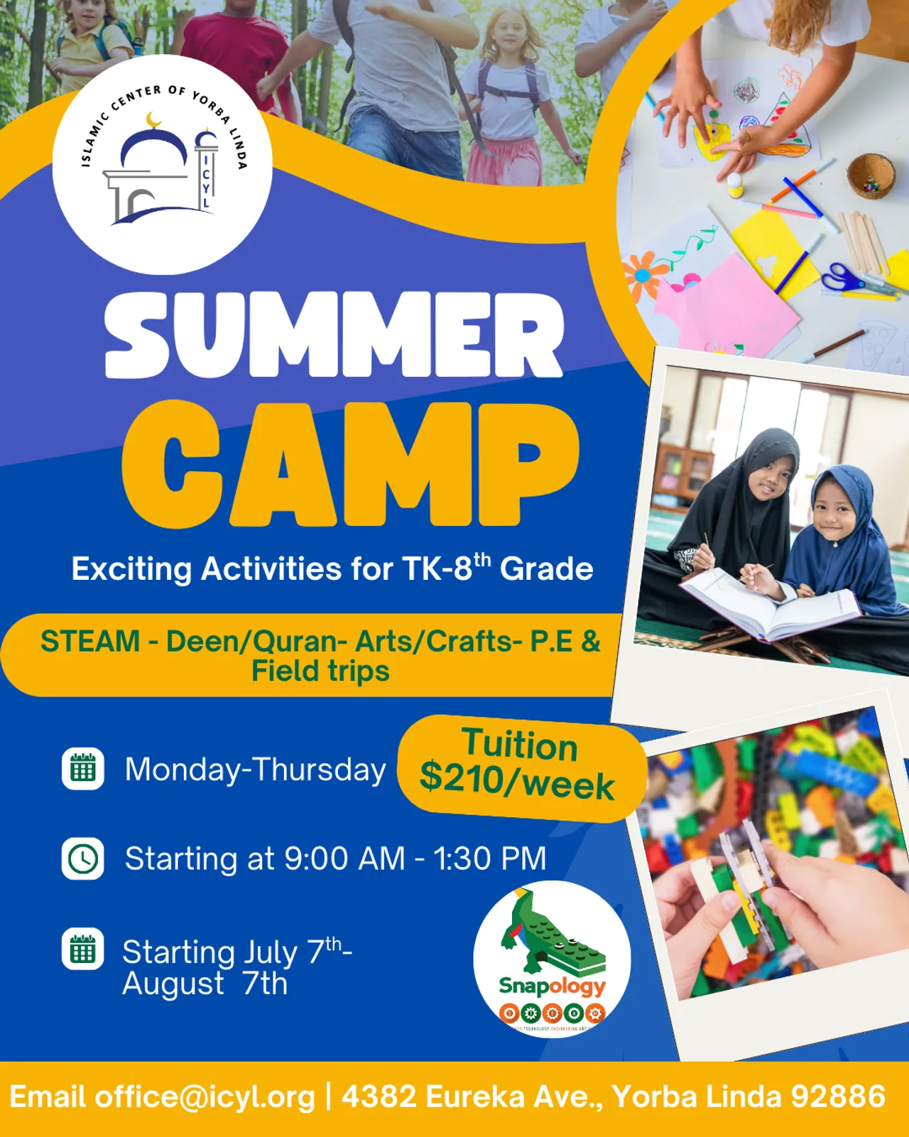 ICYL Summer Camp is back!