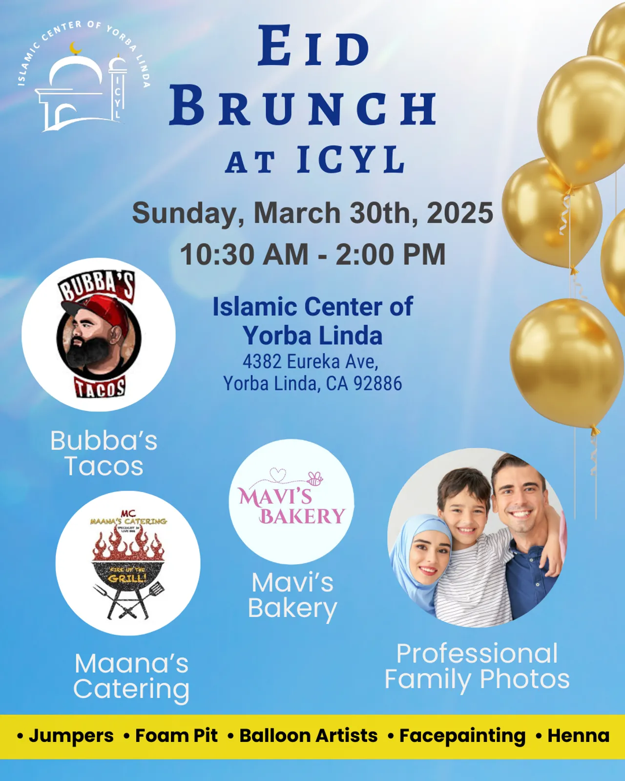 Eid Brunch at ICYL!