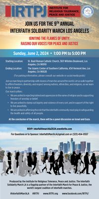 9th Annual Interfaith Solidarity March Los Angeles