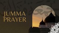 1st Jumma Prayer