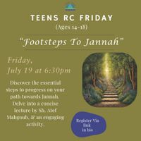 "Footsteps To Jannah"