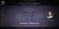  Islamic Society of West Valley - MOHID Masjid Weekly Sunday Morning After Fajr Series