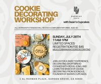  Cookie Decorating Workshop with Swan's Cupcakes