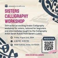 SISTERS CALLIGRAPHY WORKSHOP