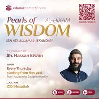 Pearls Of Wisdom With Ibn Ata Allah Al-Iskandari’s Al-Hikam