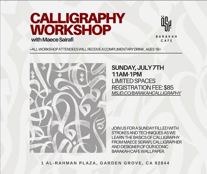 CALLIGRAPHY WORKSHOP