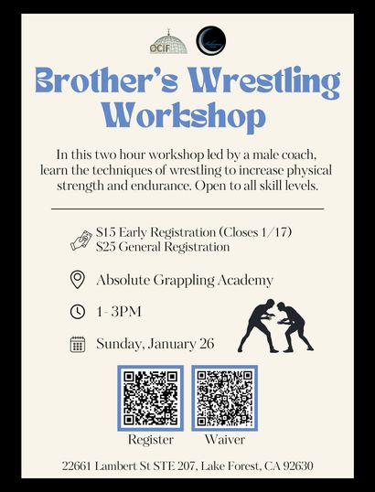 Brother's Wrestling Workshop
